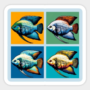 Pop Gourami - Cool Aquarium Fish Sticker